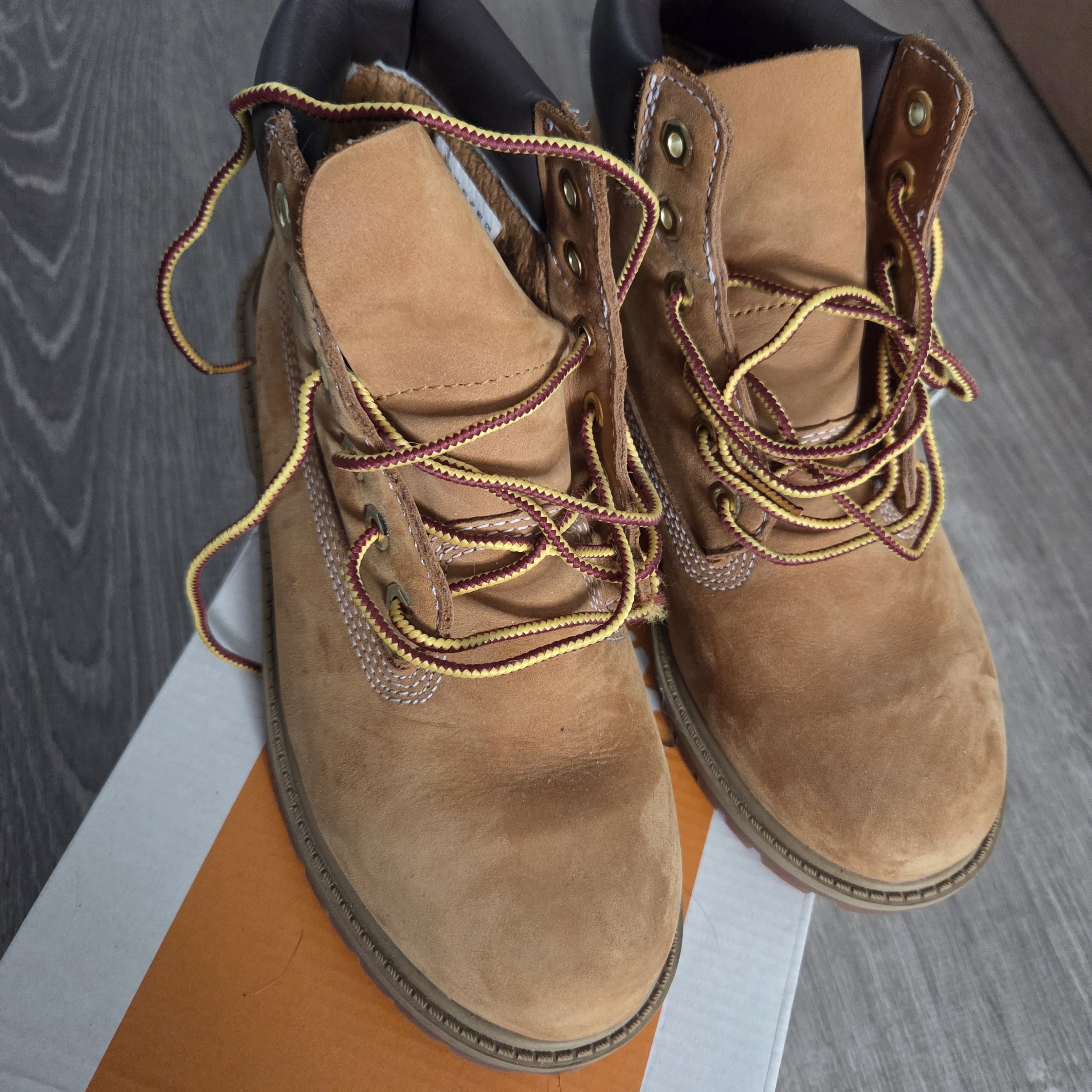 Timberland Kids Tan Lace-Up Boots